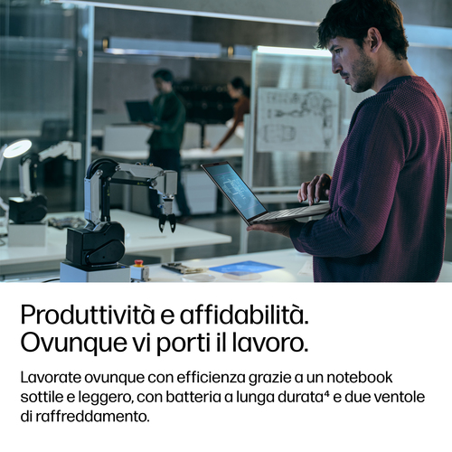 HP DK1M5ET. Famiglia processore: AMD Ryzen AI 7 PRO. Dimensioni diagonale schermo: 40,6 cm (16"), Tipologia HD: WUXGA, Ris