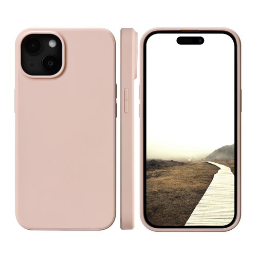 dbramante1928 ApS Greenland Case for Apple iPhone 15 Smartphone - Pink Sand - 30 / Carton - Impact Resistant, Slip Resista