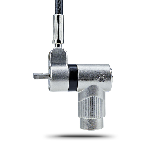 StarTech.com 3-in-1 Universal Laptop Lock 6.6ft, Master Keyed Locking Cable, Security Cable, Compatible w/Noble Wedge®/Nan