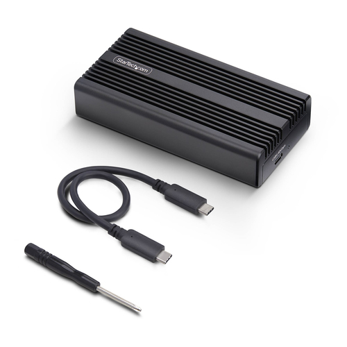 StarTech.com Drive Enclosure M.2, PCI Express NVMe 4.0, PCI Express NVMe 4.0 x4 - USB4 Host Interface - UASP Support Porta
