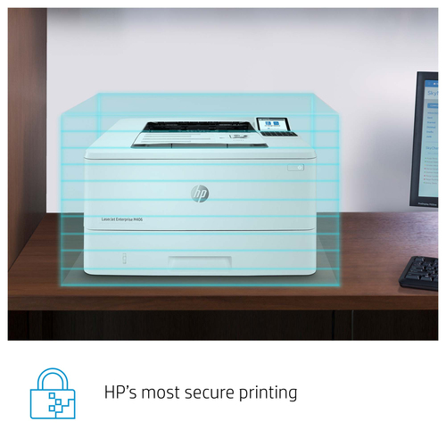 HP LaserJet Enterprise M406dn - Desktop Kabel Laserdrucker - Monochrom - 40 ppm Monodruck - 1200 x 1200 dpi Druckauflösung