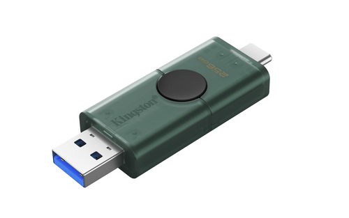 Kingston DataTraveler Duo 256 GB USB 3.2 (Geração 1) Tipo C Unidade Flash - 1