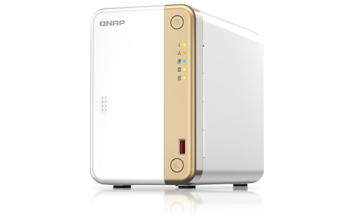 QNAP Turbo NAS TS-262-4G 2 x Total Bays SAN/NAS Storage System - 4 GB Flash Memory Capacity Celeron N4505 Dual-core (2 Cor