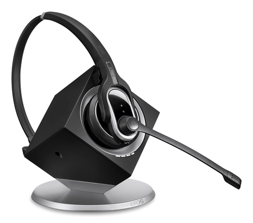 EPOS IMPACT Kabellos Auf den Ohren Mono Headset - Schwarz - Monaural - 18000 cm Reichweite - DECT - Geräuschunterdrückung 
