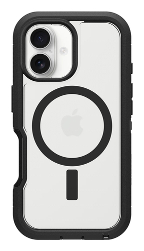 OtterBox Defender XT Clear. Case type: Cover, Markenkompatibilität: Apple, Kompatibilität: iPhone 16, Maximale Bildschirmg