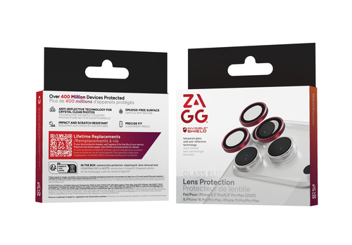 ZAGG Premium GL Camera Lens Protector - Pink