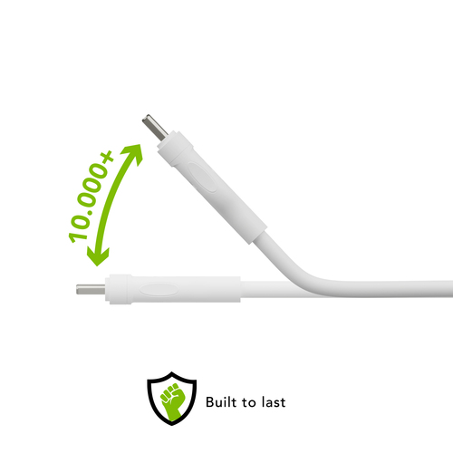 dbramante1928 ApS re-charge Pro 1.20 m USB-C Data Transfer Cable - 60 / Carton - Cable for Charger - 480 Mbit/s - White