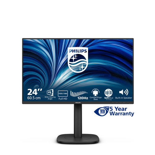 Philips 3000 series 24B2N3200J/00. Display diagonal: 60.5 cm (23.8"), Display resolution: 1920 x 1080 pixels, HD type: Ful
