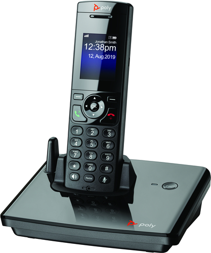 Fixation murale Poly pour Combiné, Téléphone IP - 5 Pièce