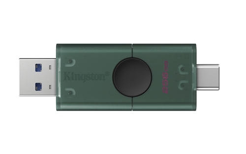 Kingston DataTraveler Duo 256 GB USB 3.2 (Geração 1) Tipo C Unidade Flash - 1