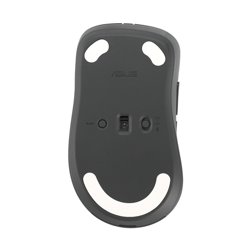 Asus MD102 Mouse - Bluetooth/Radio Frequency - Optical - Dark Grey - Wireless - 10 m - 2.40 GHz - 1600 dpi - Scroll Wheel