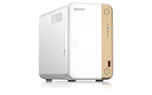 QNAP Turbo NAS TS-262-4G 2 x Total Bays SAN/NAS Storage System - 4 GB Flash Memory Capacity Celeron N4505 Dual-core (2 Cor