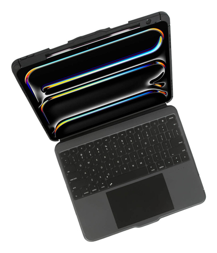 Targus VersaVu THZ989ES Tastatur/Cover (Folie) für 33 cm (13 Zoll) Apple iPad Pro 13 (2024) Tablet - Schwarz - Thermoplast