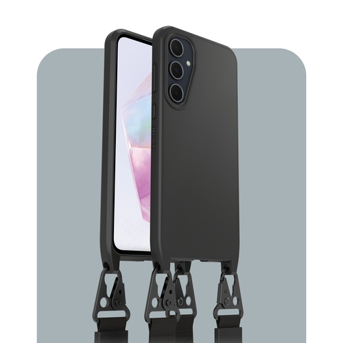 OtterBox React Estojo de transporte Samsung Smartphone - Preto - Alça de pescoço