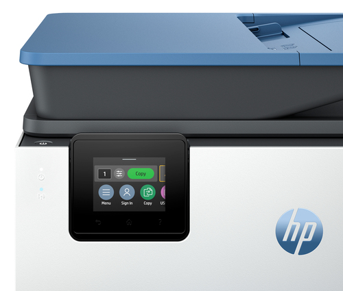 HP Officejet Pro 9125e Wired & Wireless Inkjet Multifunction Printer - Colour - Crater Lake Blue - Copier/Fax/Printer/Scan