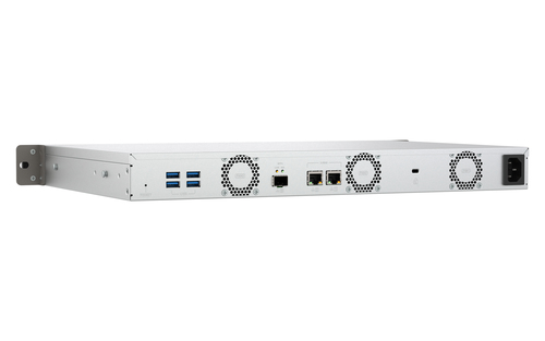 QNAP TS-432XeU. Typ: NAS. Gehäusetyp: Rack (1U). Geräteklasse: Home & Home Office. Prozessor-Taktfrequenz: 1,7 GHz. Speich