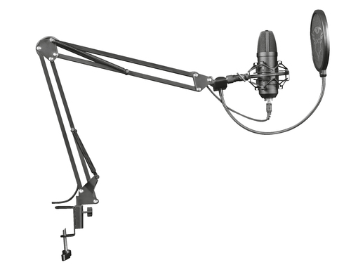 MikrofonTrust Gaming Emita Plus GXT 252+ - Kabelgebunden - Kardioide - 2,90 m - USB - Dämpferbrücke, Desktop
