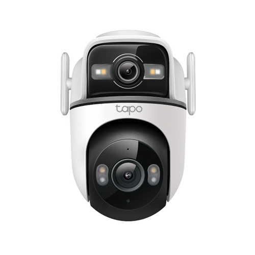 OUTDOOR DUAL LENS PAN/TILT SECURITY CAMERA