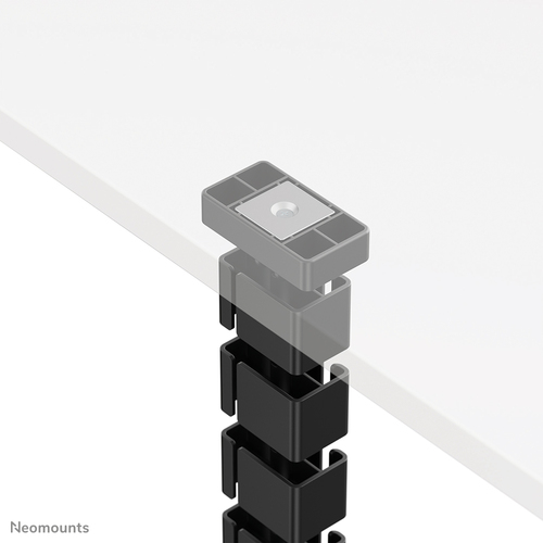 Neomounts ADS06-132BL Cable spine - magnetic fixture - universal. Type: Cable guide, Purpose: Desk, Product colour: Black.