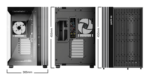 be quiet! Light Base 600 LX Black Computergehäuse - ATX, Micro ATX, Mini ATX Motherboard Supported - Midi-Tower - Stahl, G