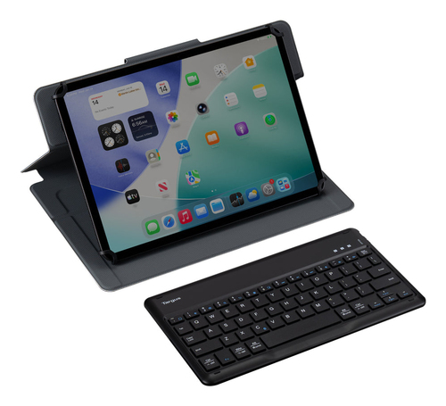 Targus Safe Fit THZ998ES Tastatur/Cover für 24,1 cm (9,5 Zoll) bis 29,2 cm (11,5 Zoll) Apple iPad Air 11 (2024) Tablet - S
