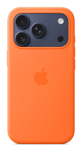 IPHONE 17 PRO SILICONE CASE WITH MAGSAFE ORANGE