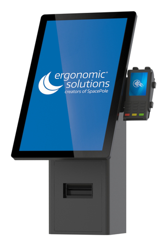 Ergonomic Solutions SpacePole Kiosk SpacePole Mini Kiosk Wall Mounted. Product type: Kiosk set, Product colour: White, Mat
