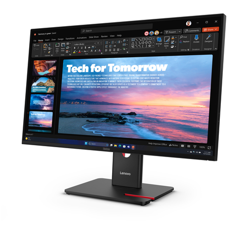 Lenovo ThinkVision T27QD-40 27" Class WQHD LED Monitor - 16:9 - Eclipse Black - 68.6 cm (27") Viewable - In-plane Switchin