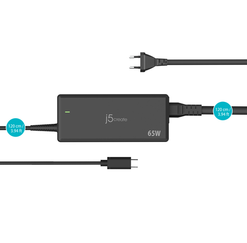 j5create JUP1265-EN 65 W Stromadapter - 65 W
