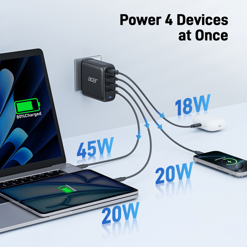 ACER POWER CHARGER ACER 100W CHARGER USB-C/USB-A