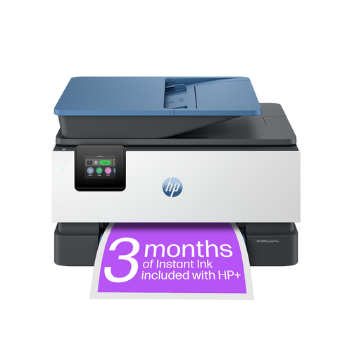 HP Officejet Pro 9125e Wired & Wireless Inkjet Multifunction Printer - Colour - Crater Lake Blue - Copier/Fax/Printer/Scan