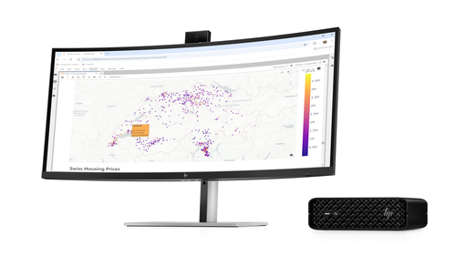 HP Z2 Mini G1i Workstation - Intel Core Ultra 7 265K - 32 GB - 1 TB SSD - Mini PC - Black - Intel W880 Chip - Windows 11 P