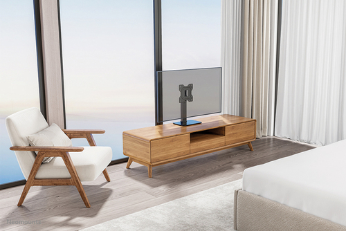 Neomounts Height Adjustable TV Stand - 23" (58.42 cm) to 43" (109.22 cm) Screen Support - 40 kg Load Capacity - 51.20 cm (