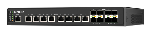 QNAP QSW-IM3216-8S8T. Switch type: Managed, Switch layer: L2. Basic switching RJ-45 Ethernet ports type: 10G Ethernet (100
