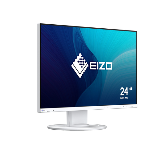 EIZO FlexScan EV2400R 24 Zoll Klasse Full HD LED-Monitor - 16:9 Format - Weiß - 60,5 cm (23,8 Zoll) Viewable - IPS-Technol