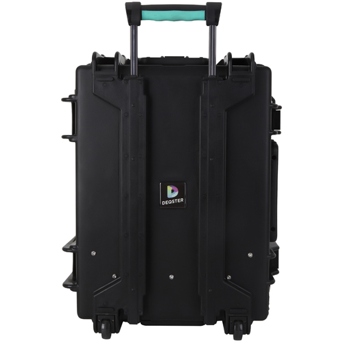 DEQSTER KT20C USB-C Tablet-Koffer (2. Gen.) für 20 Tablets, Drinnen, Draußen, AC, Schwarz, Türkis