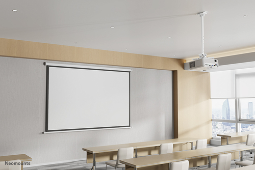 Fixation au plafond Neomounts CL25-540WH1 pour Projecteur - Blanc - Réglable en hauteur - 35 kg Max - Acier