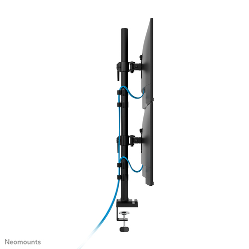 Bras support d'écran Neomounts DS60-600BL2V - Noir - Réglable en hauteur - 2 Écran(s) supportés - 10" (25,40 cm) à 32" (81