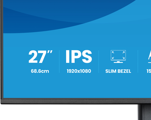 27IN IPS-PANEL 1920X1080 120HZ 15CM HEIGHT ADJ. STAND 1MS (MPRT