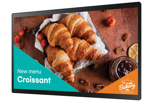 Samsung QB24C-T. Product design: Digital signage flat panel. Display diagonal: 61 cm (24"), Display technology: LED, Displ