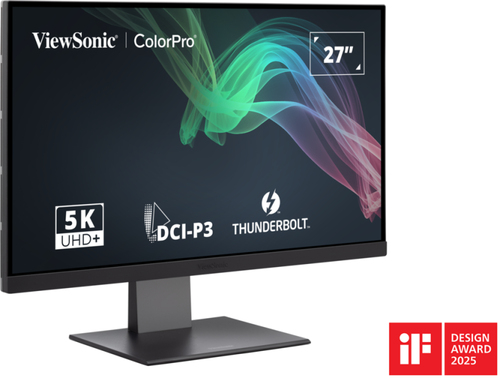 ViewSonic ColorPro VP2788-5K 27 Zoll Klasse 5K LED-Monitor - 16:9 Format - Schwarz - 68,6 cm (27 Zoll) Viewable - IPS-Tech