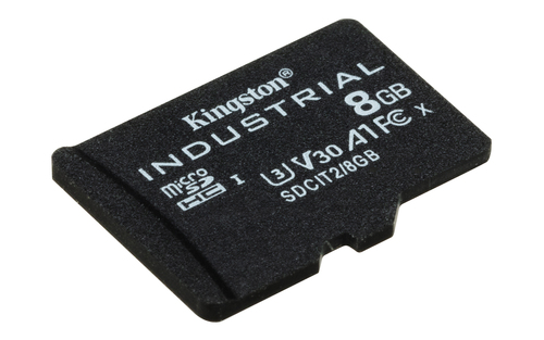 microSDHC Kingston Industrial SDCIT2 - 8 GB - Classe 10 di tipo UHS-I (U3) - V30
