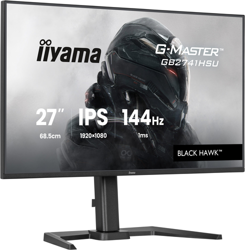 Moniteur de jeu LCD iiyama G-MASTER Black Hawk GB2741HSU-B1 27" Classe Full HD - 16:9 - Noir mat - 68,6 cm (27") Viewable 
