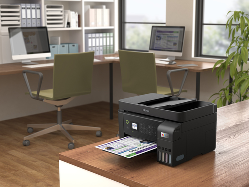 Epson ET-4800 Wireless EcoTank Inkjet Multifunction Printer - Colour - Copier/Fax/Printer/Scanner - 5760 x 1440 dpi Print 