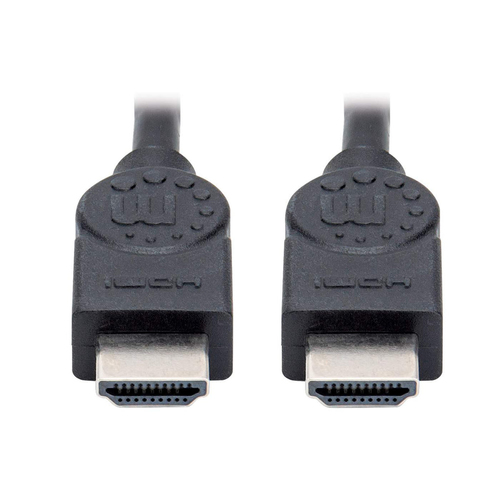 Manhattan HDMI 4K@30Hz Cable, 1.5m, Suitable for ALL 1080p/HD and Majority of 4K Uses (Check Your System 4K Specification 