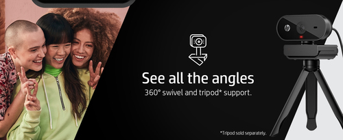 HP 325 FHD Webcam. Megapixel (approx.): 5 MP, Maximum video resolution: 1920 x 1080 pixels, Camera HD type: Full HD. Inter