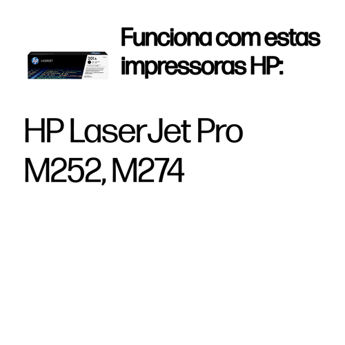 HP 201A Original Laser Cartucho de toner - Preto - 1 Cada - Laser - 1 / Pack