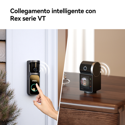 KIT CAMPANELLO 3S WI-FI A BATTE 2+K(4MP) CON WIRELESS CHIME