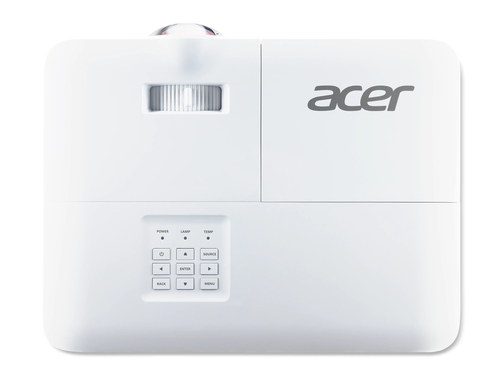 Acer S1387n 3D Objektiv mit kurzer Brennweite (Short Throw) Deckenmontage DLP-Projektor - 16:10 - Weiß - 1280 x 800 Piel -