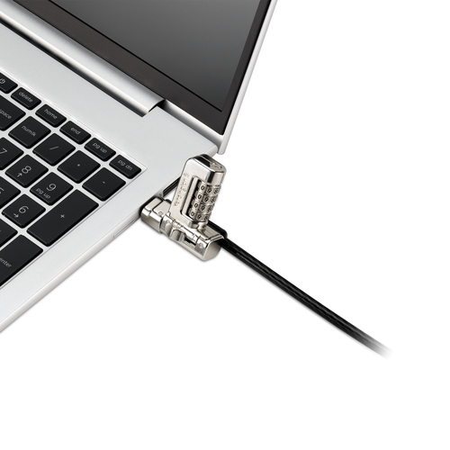 Kensington Universal Kabelschloss Für Notebook - 1,83 m Kabel - Zurücksetzbar - 4 Ziffern - Kombinationsschloss - Karbonst